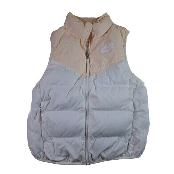Nike Women's Guava Ice/White Reversible Windrunner Down Vest Size S - Picture 1 of 8